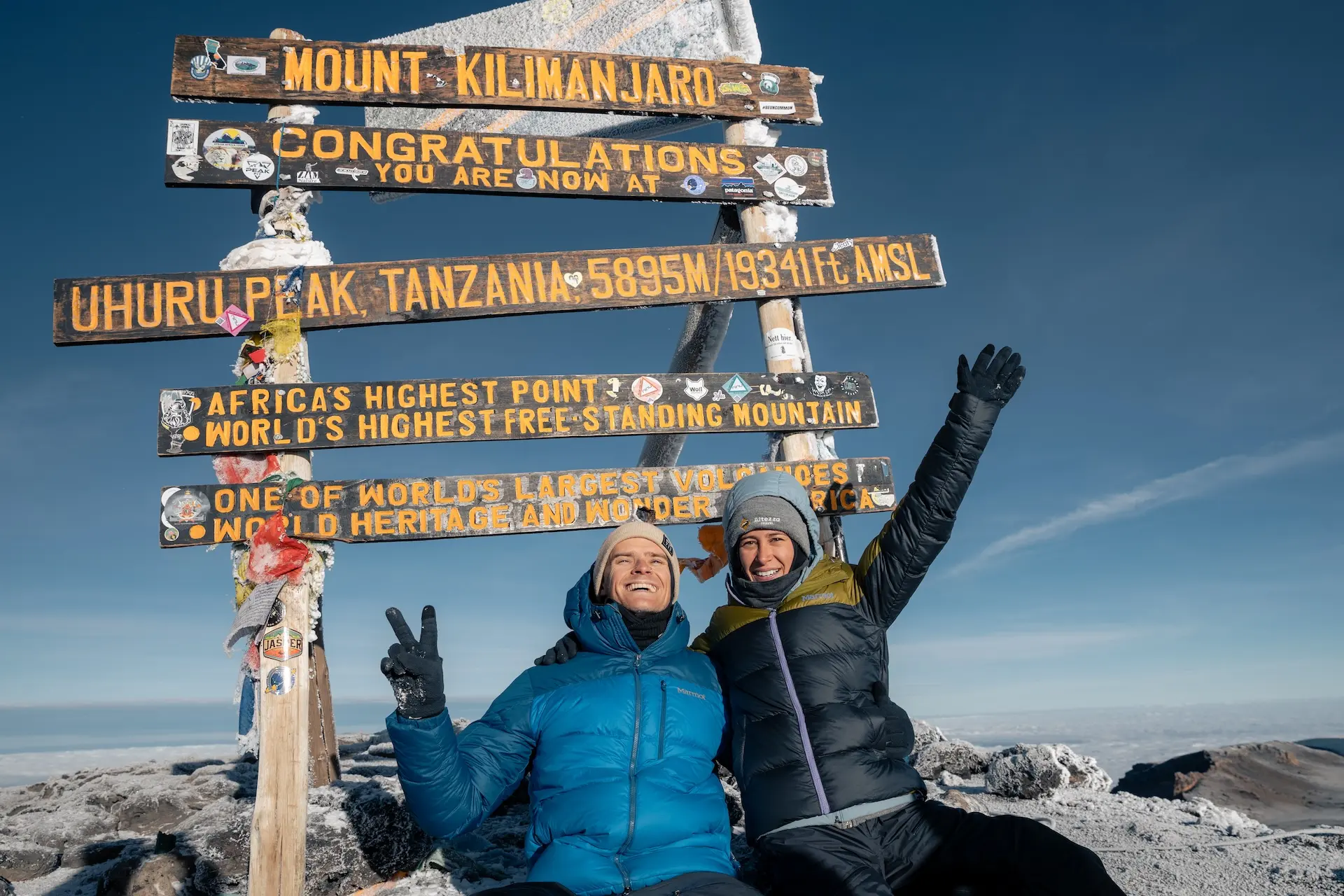 Famous travel influencer @jonny.melon took part in our group climb and successfully reached the summit