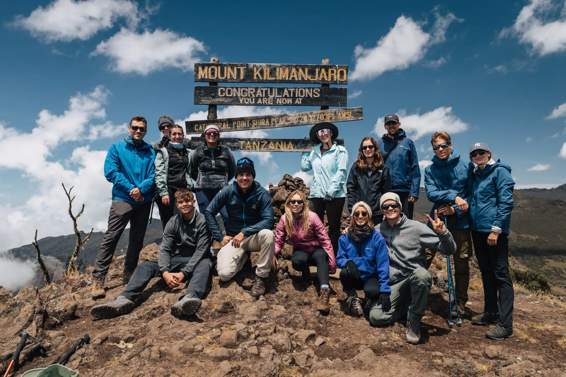 Jonny Melon, a famous travel influencer, took part in our group hike in 2023