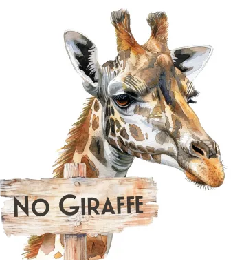 Why there is no giraffe in Ngorongoro Crater?