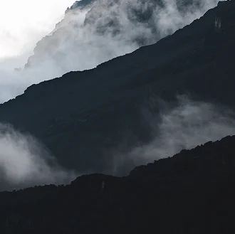 Mount Kilimanjaro in the clouds Mount Kilimanjaro in the clouds