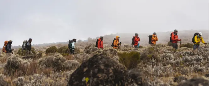 Trekking From Buffalo Camp to 3rd Cave Camp