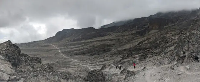 Machame Route - Day 4 - Trekking From Shira Camp To The Lava Tower and Descent To Barranco Camp